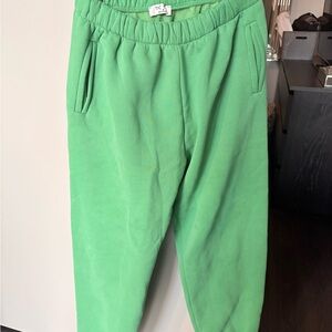 Vibrant Green Sweatpants